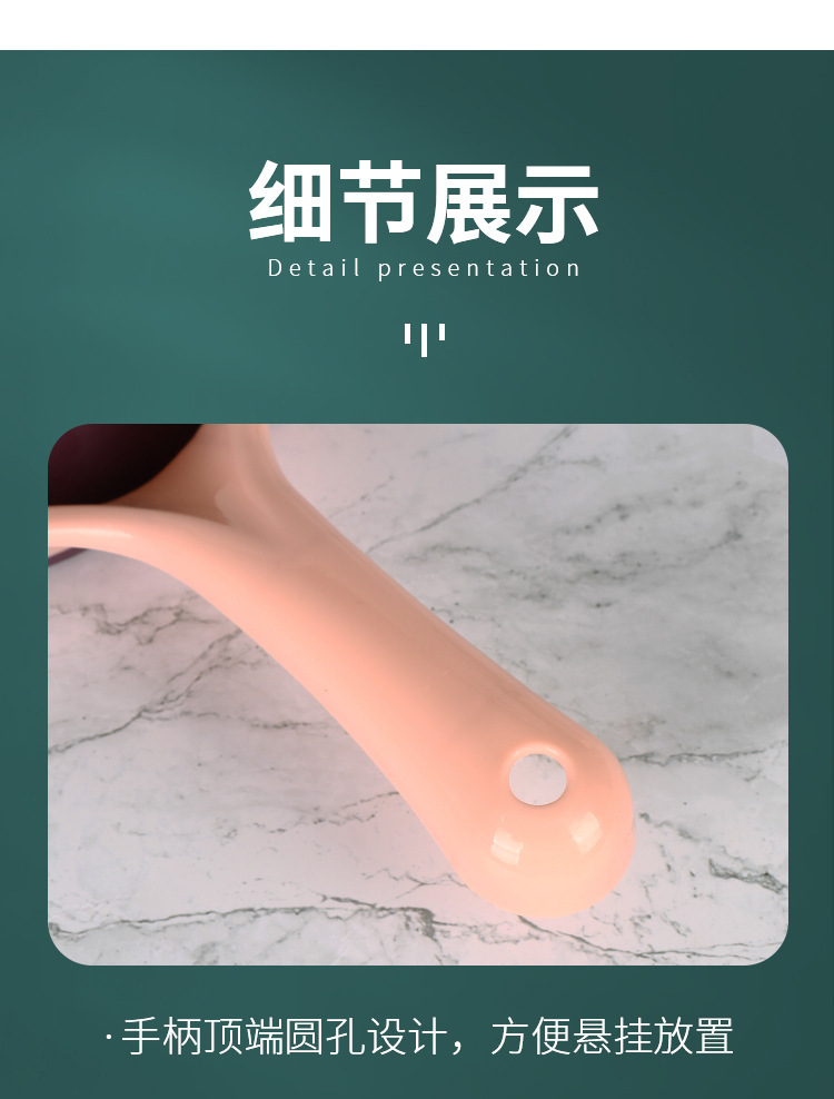 家用厨房可折叠水瓢加厚塑料长柄水勺可悬挂浇花水瓢漂流水勺舀子详情8