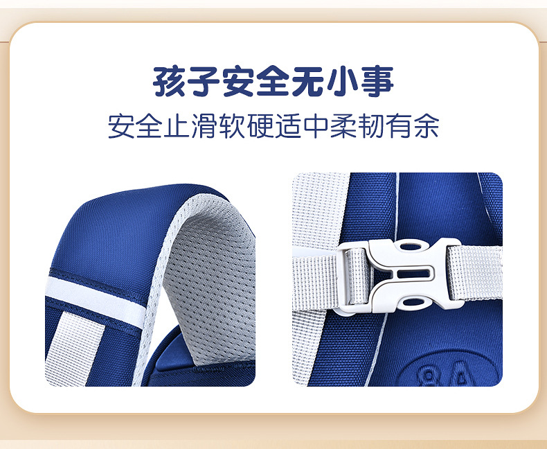 新款托比熊小学生书包1至6年级男女儿童双肩包耐磨减负大容量印字详情5