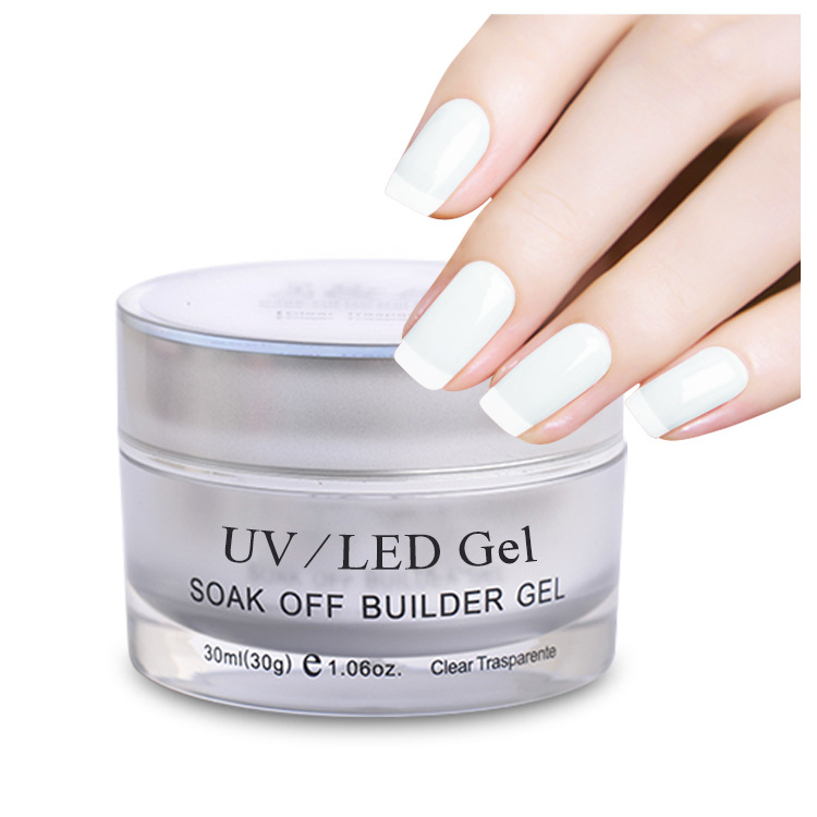 E&A Nail Polish Glue Factory Direct sales: 30g transparent UV glue, phototherapy glue, pink phototherapy nail polish glue, model glue, exclusively for export pic 9
