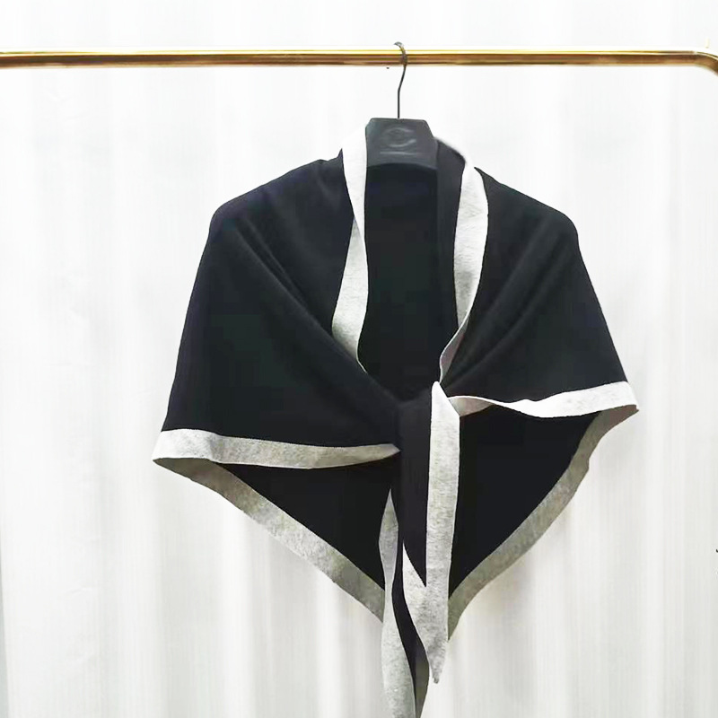 上海故事空调房护肩肩颈披肩女夏季外搭斗篷针织三角巾两用保暖详情7