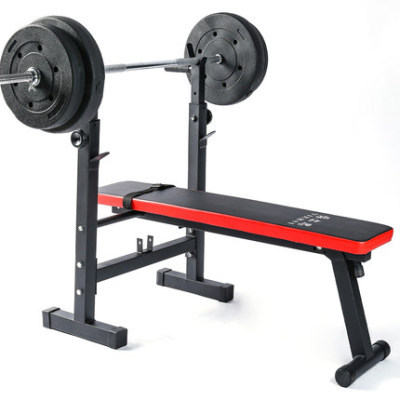 Foldable multi-functional dumbbell stool, fitness equipment, barbell bed, factory direct sales, sports goods, weightlifting bed pic 5