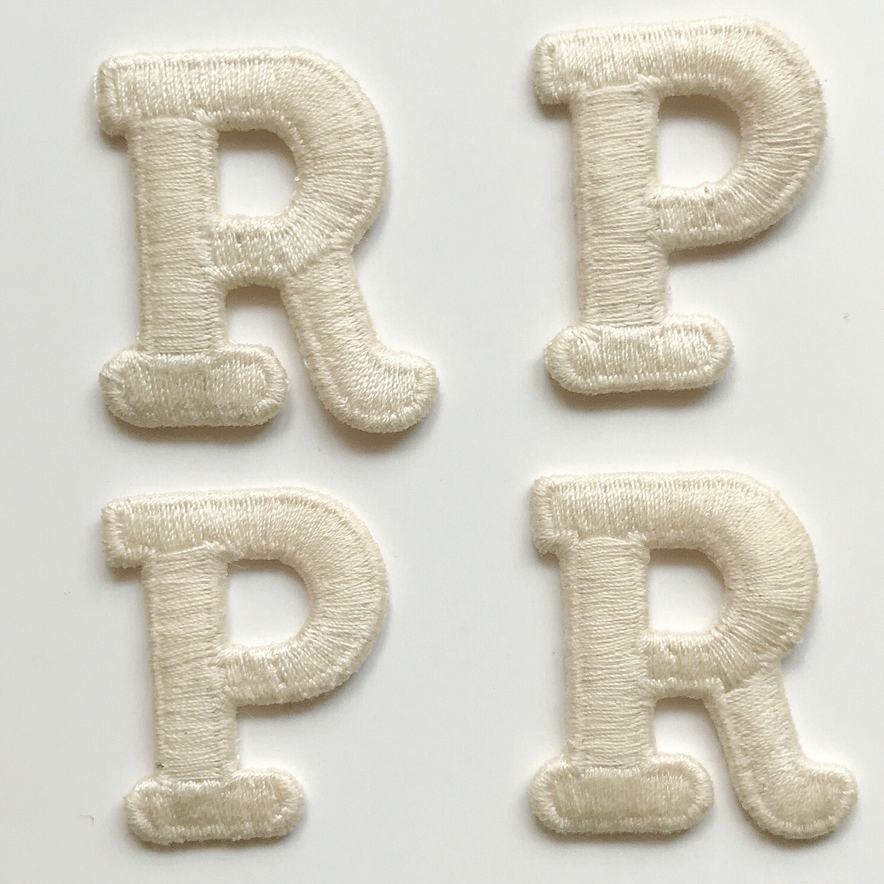 辅料刺绣花DIY布贴S水溶英文字母R刺绣帽子徽章P刺绣logo补丁贴C详情8