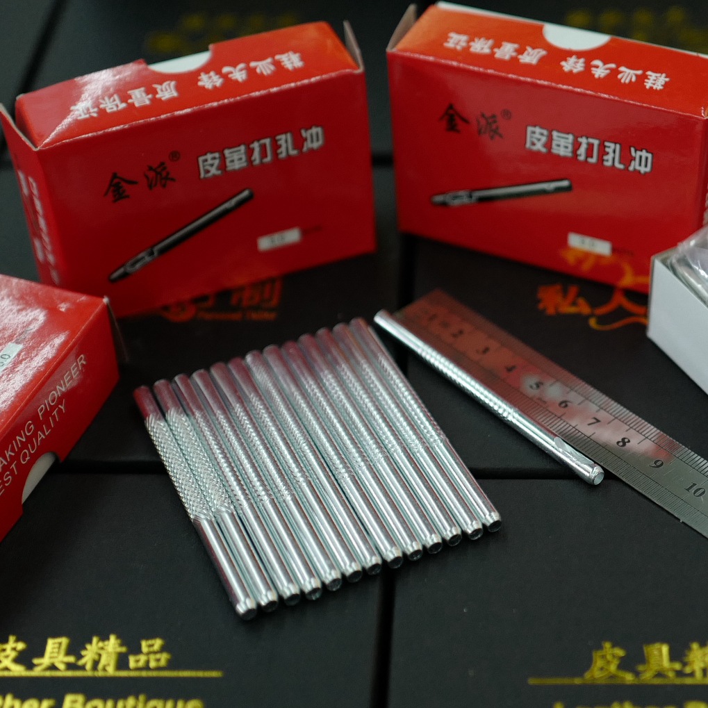Electroplated oil-free punching punch, belt punching tool, belt punching machine, punching needle, factory direct sales, belt punching punch pic 16