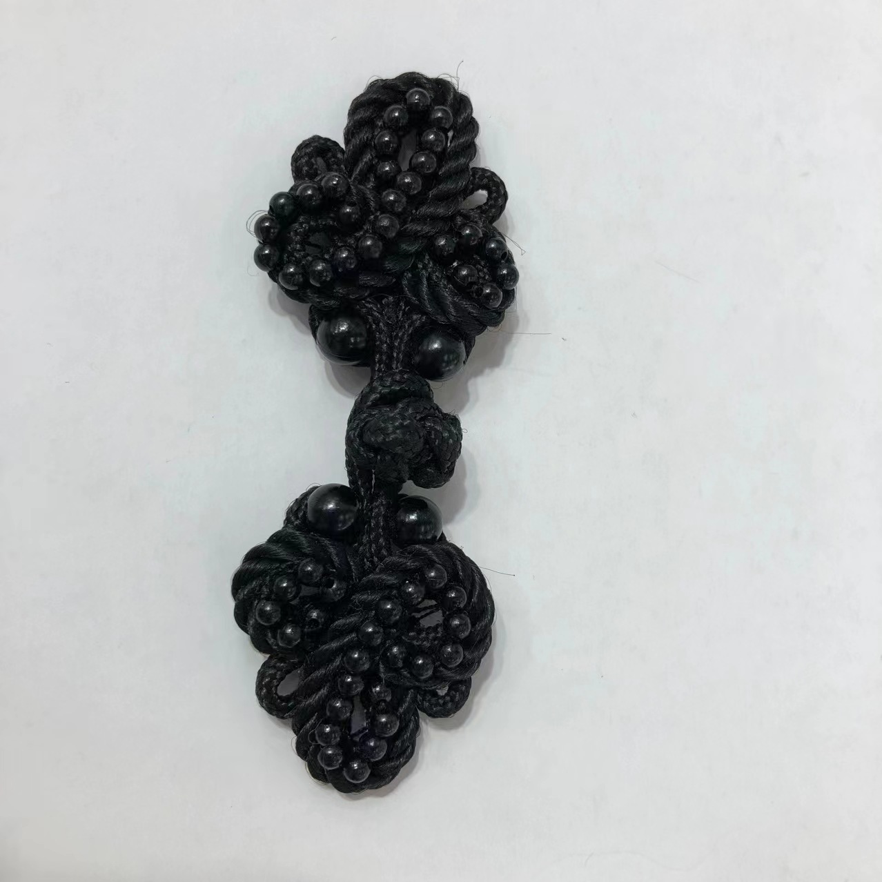 Junkai Accessories Factory 152A beaded Rope three-leaf four-ear dress and jeans beaded plate buckle Manufacturer wholesale pic 4