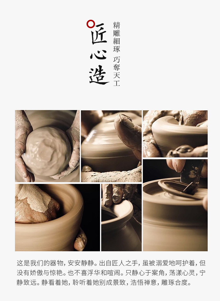 Wholesale decorative jars and ornaments, blue and white general jars, hand-painted antique official kiln ceramic vases, hydroponic storage jars pic 12