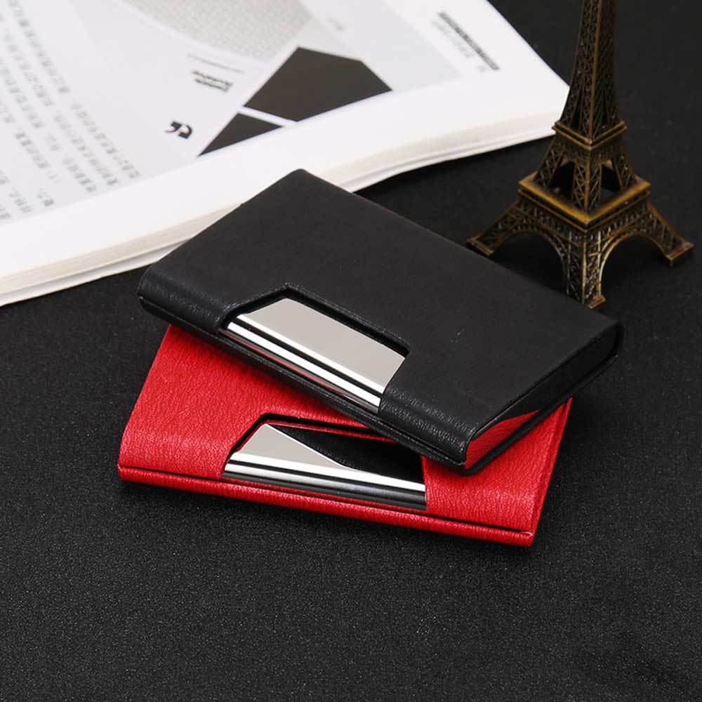 Customized fashionable leather keychains, corporate LOGO business card boxes, keychains, ballpoint pens, business office gift sets pic 16