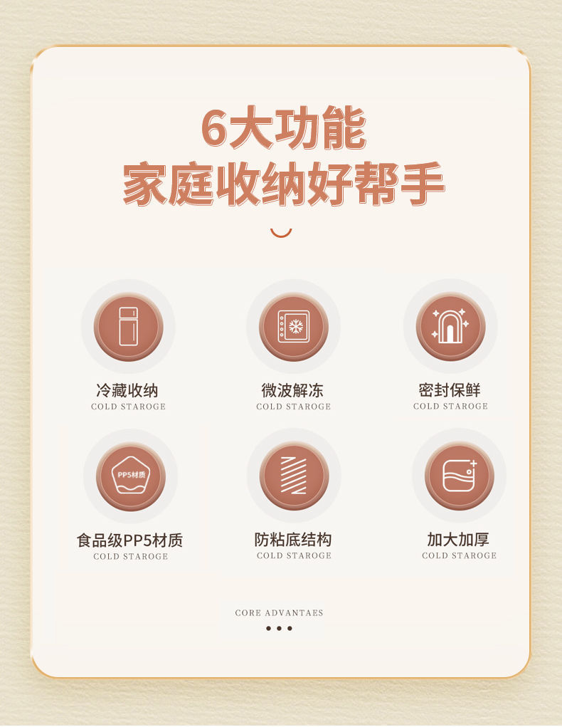 C67专用冻饺子盒多层食品级混沌盒冷冻盒家用饺子托盘保鲜盒详情2