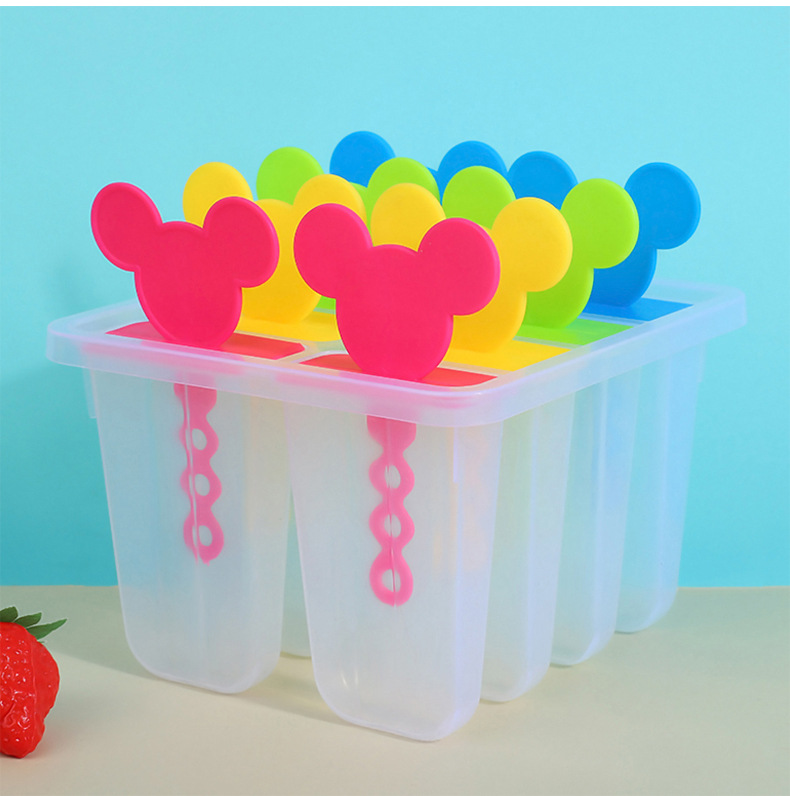 Creative cartoon cute ice film ice cube, transparent 4/6/8-cube Popsicle ice cream, summer cool ice film ice cube wholesale pic 8