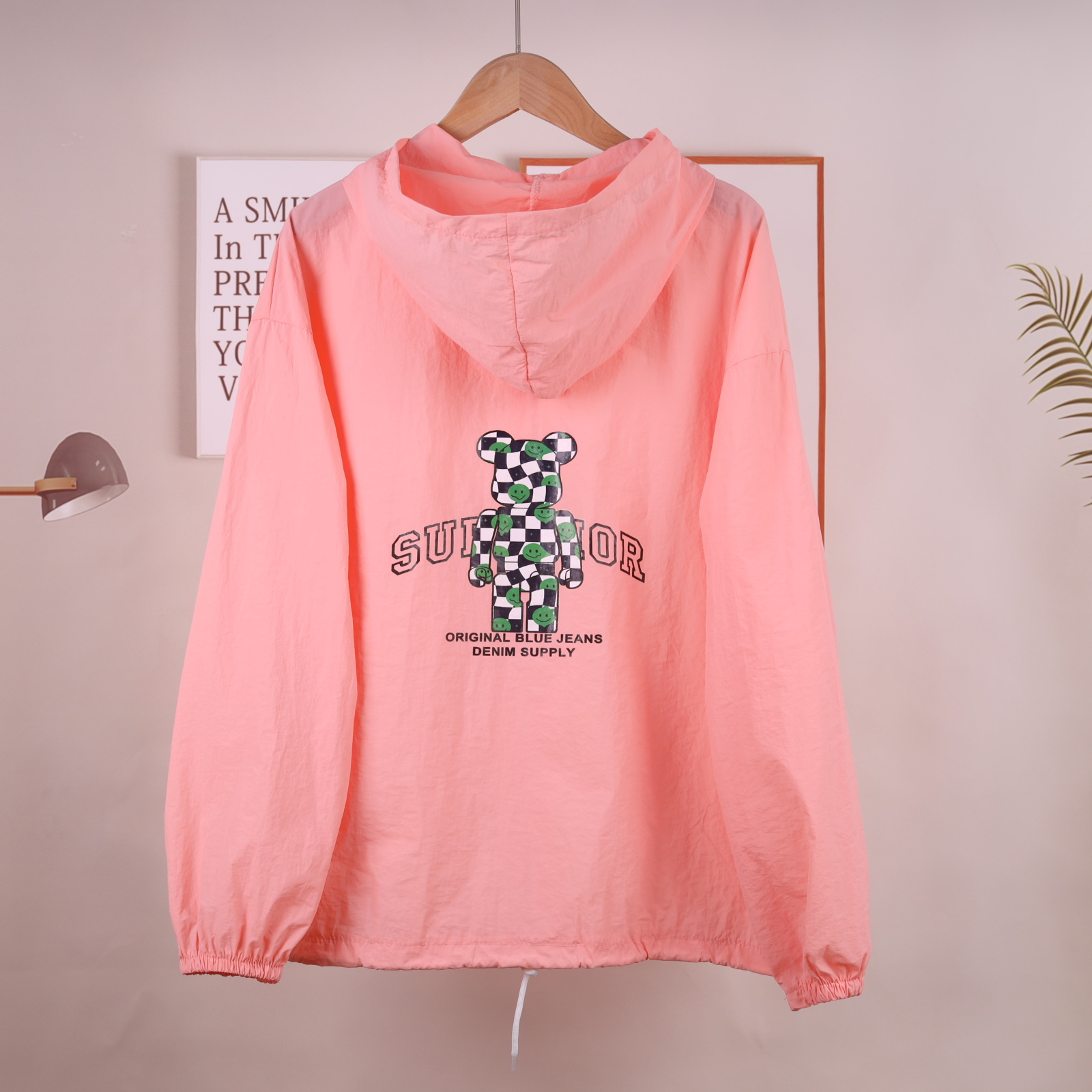 Cartoon bear sun-protective clothing for women, 2022 summer new style cute cat sun-protective clothing, Korean style stylish light jacket pic 12