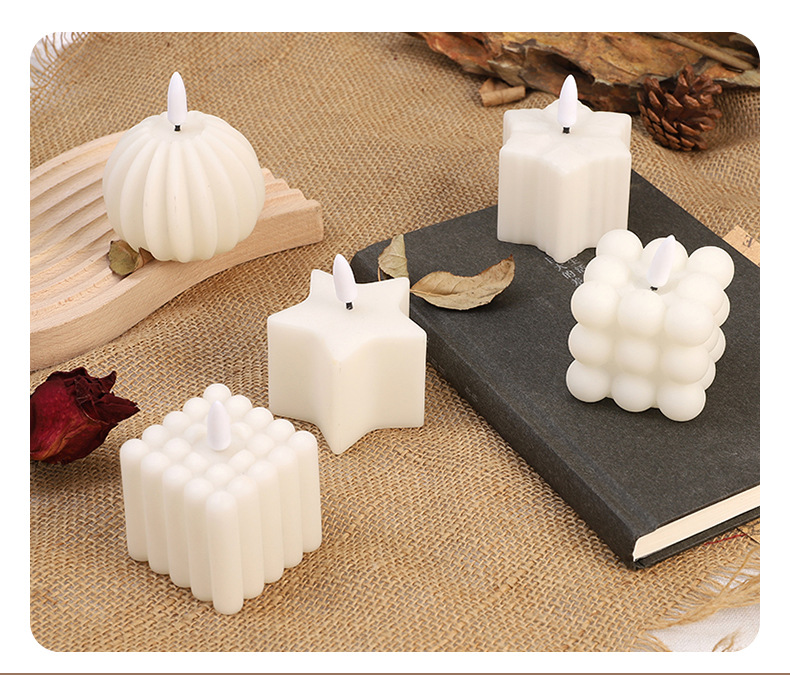 2024热卖多造型摆件电子照明蜡烛 卧室客厅装饰无烟光源厂家直销详情7