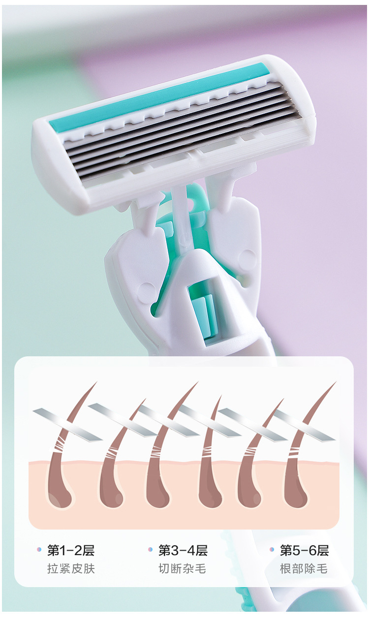 Manual shaving knife for women, armpit hair remover, a special tool for men and women to remove leg hair pic 22