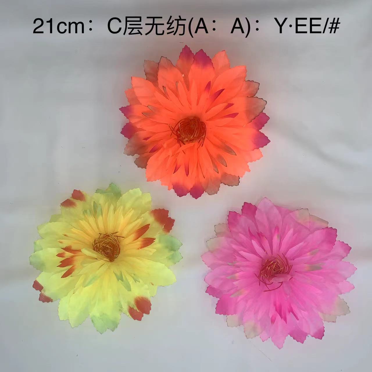 A comprehensive collection of artificial chrysanthemum flowers, peonies, cherry blossoms, tea roses, cheap and beautiful flower heads, carnations, artificial flower heads, and flower matching wholesale pic 3