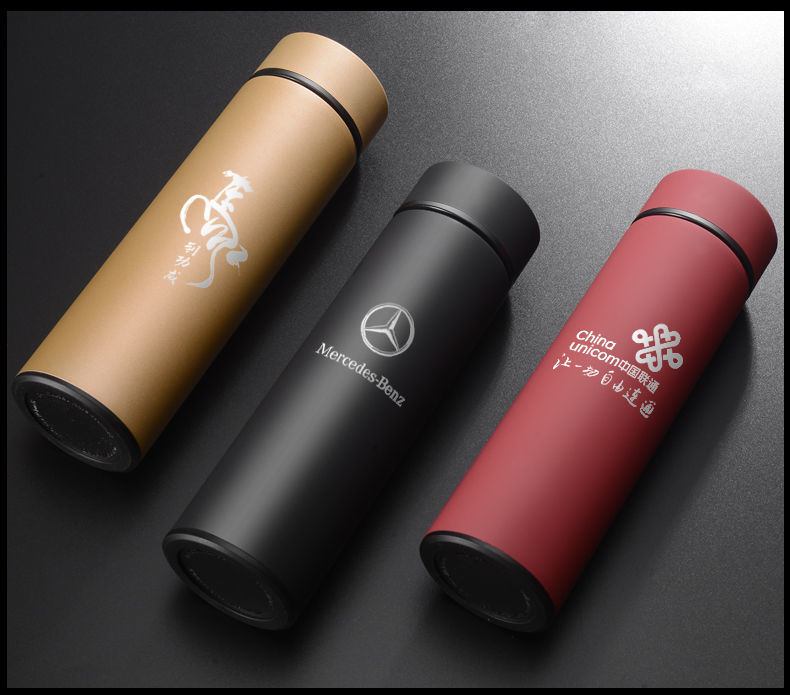 智能测温保温杯304不锈钢男士大容量泡茶杯子女生便携商务水杯子详情3