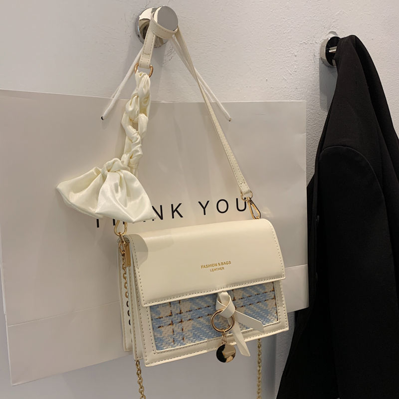 韩版时尚单肩包包女2024夏季新款洋气百搭小众ins链条包斜跨小包详情16