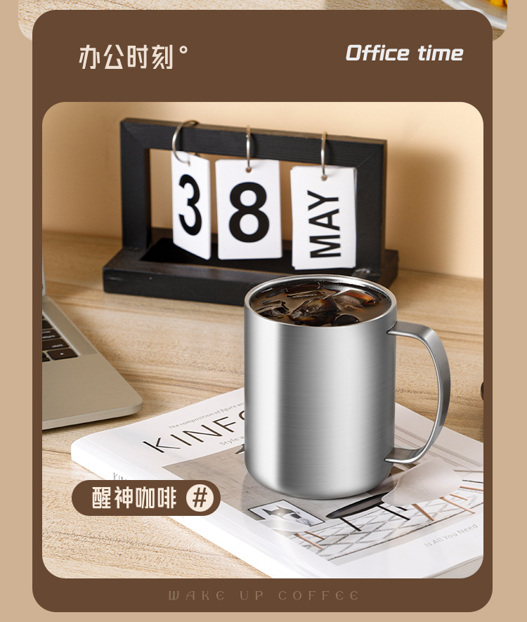 316 stainless steel mugs, vacuum insulated cups, coffee cups, home, office, dormitory, student double-layer insulated water cups, coffee insulated cups, milk tea insulated cups, stainless steel insulated cups pic 19
