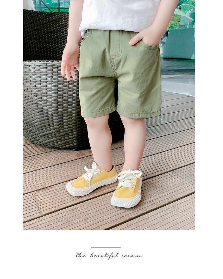 童装工装裤短裤夏季薄款男童休闲裤新款儿童夏装纯色五分外贸爆款详情25