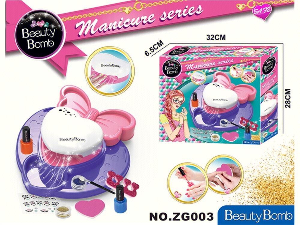 新款厂家直销过家家公主儿童化妆玩具批发女孩美甲套装详情10