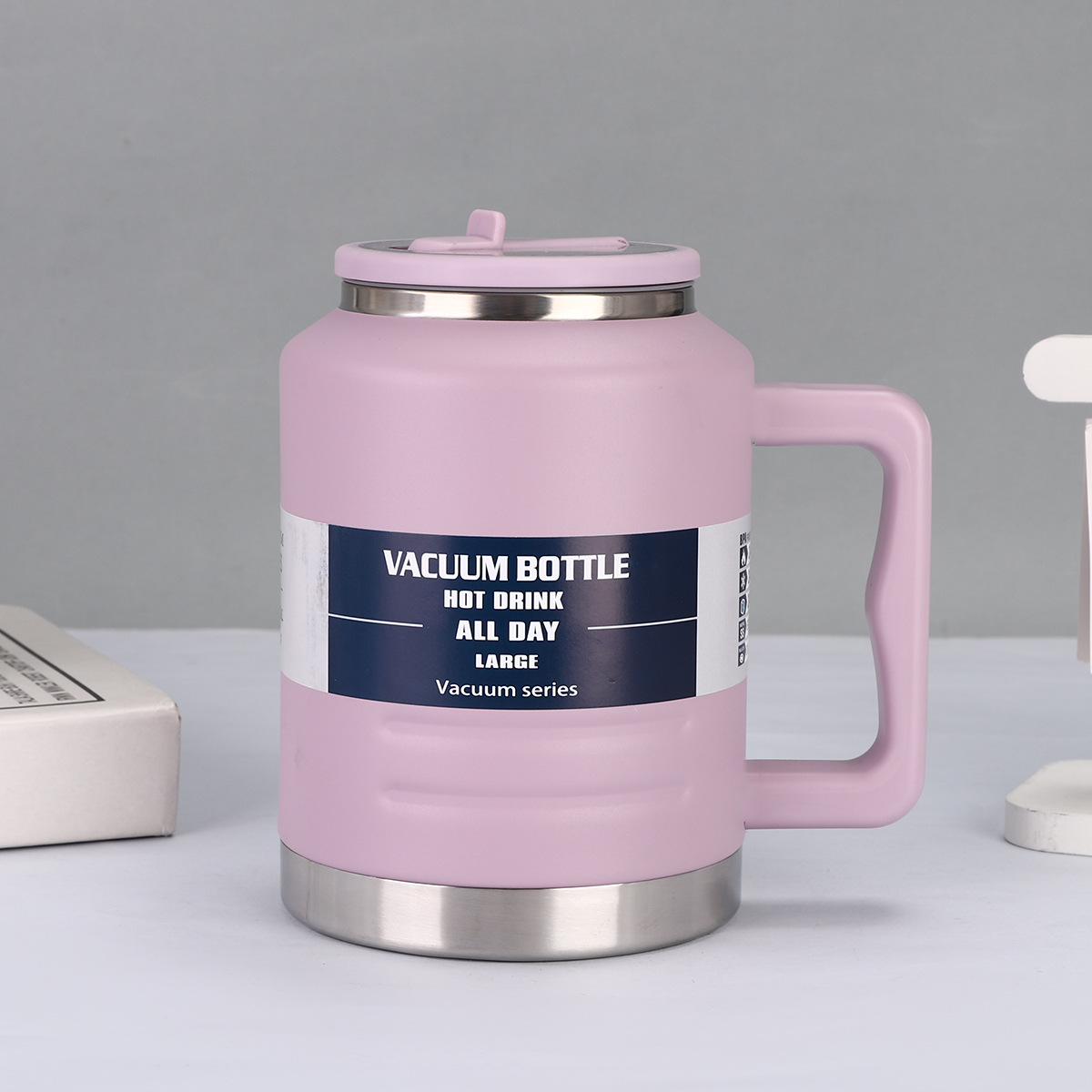 304不锈钢真空吸管保温杯大容量手柄吨吨桶户外便携双层运动水壶详情7