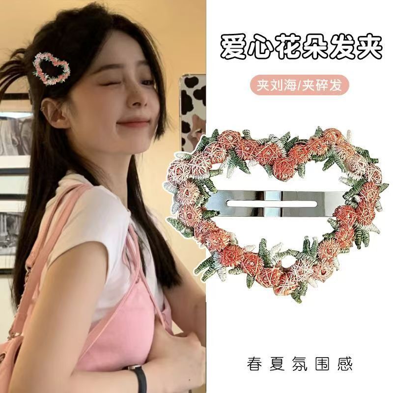 Korean-style large intestine circle, versatile and stylish hair band, retro and elegant chanel-style hair tie, 2025 new style hair tie, leather band hair accessory pic 8