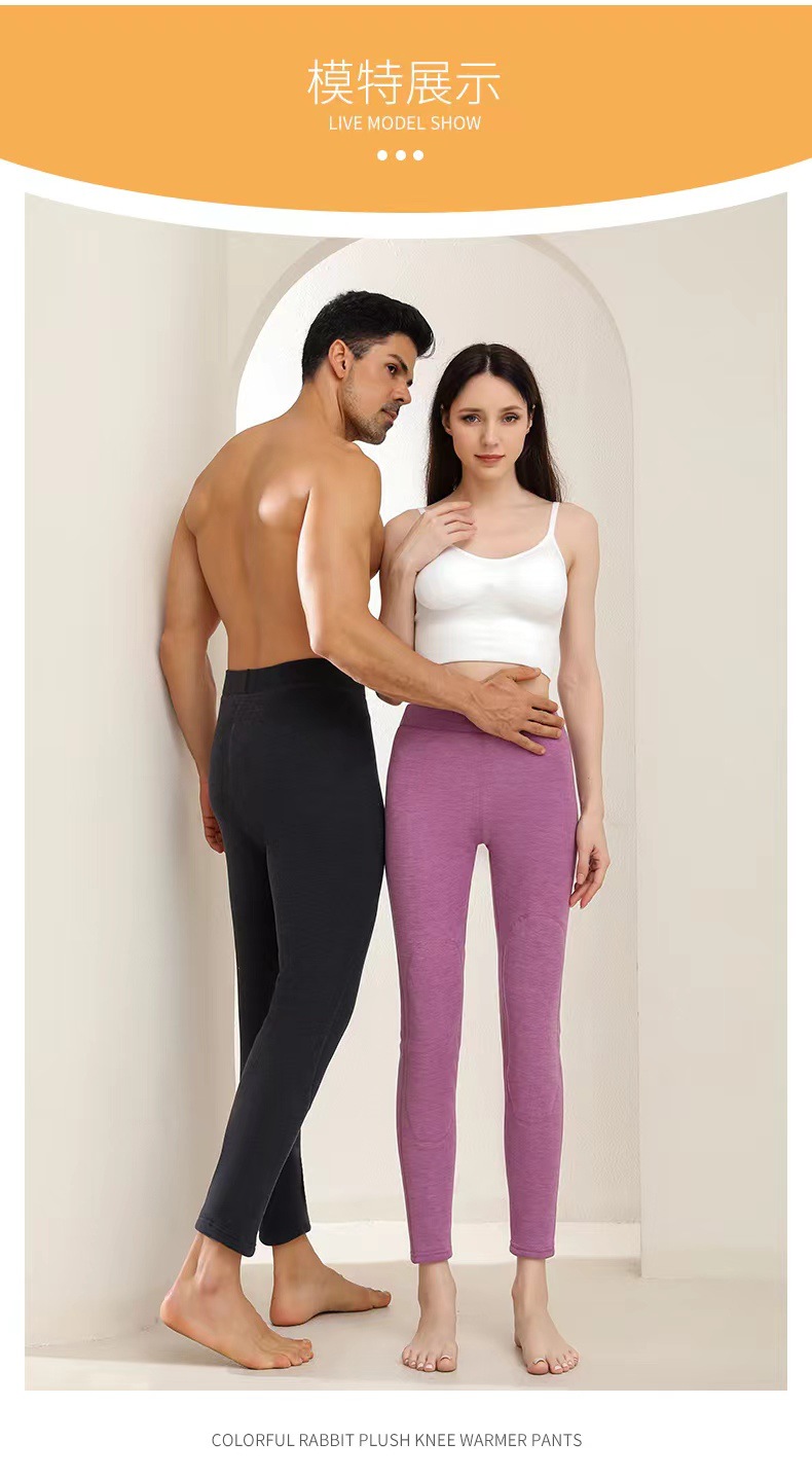 [camel jumbo grueso] pantalones de invierno para hombres pantalones calientes de cintura alta pantalones de protección contra el frío pantalones de algodón con fleece y engrosamiento polainas calientes pic 15