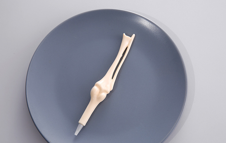 C Cross-border Exclusive bone Ballpoint pens, creative and personalized black signature pens, new and unique stationery items, funny bones pic 9