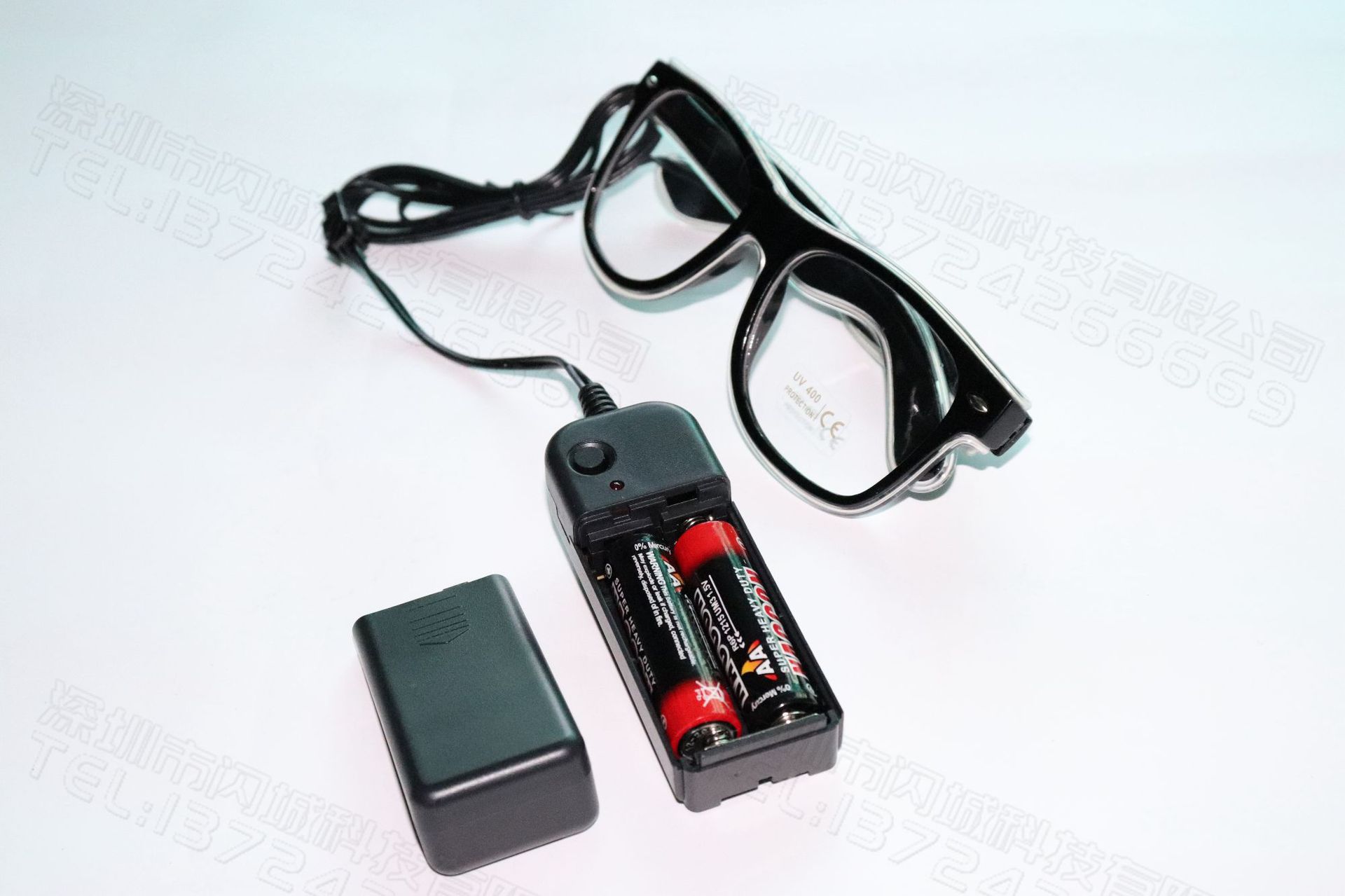 Illuminated Glasses, LED rice nails, voice-controlled bar party gifts, music night club atmosphere supplies, Neon Glasses pic 45