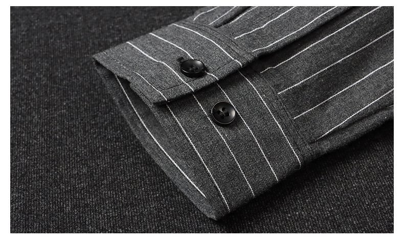 Spring and Autumn new style two-piece knitted long-sleeved T-shirt, fashionable Korean version business lapel base layer for middle-aged and young men A551 pic 15