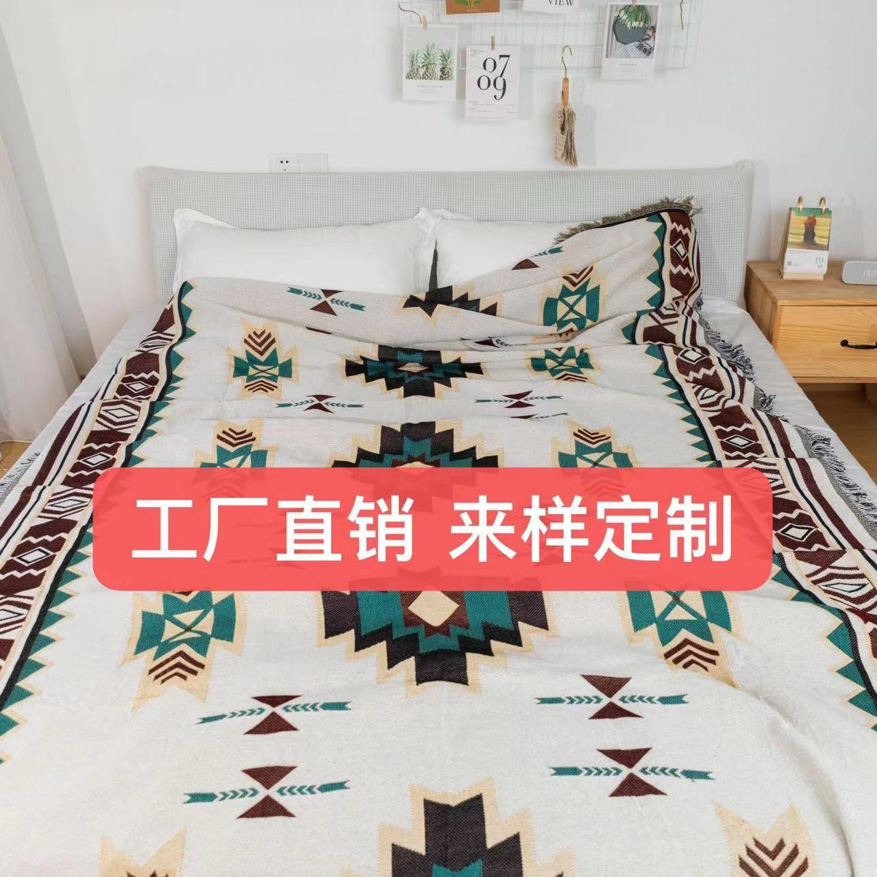 探险者户外露营民族风印第安毛毯野餐防潮垫春游野炊便携草坪地垫详情1