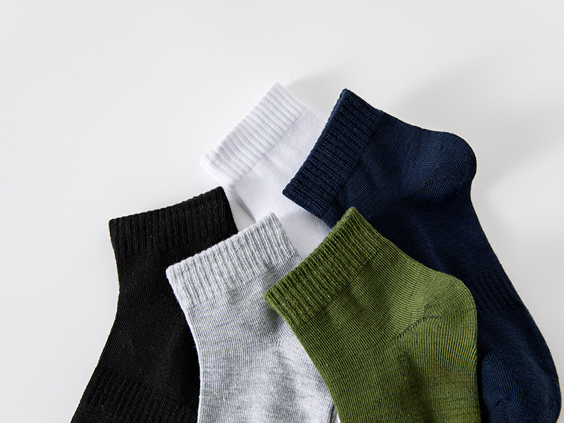 春秋男士中筒袜子纯色袜子束腰运动百搭经典中筒运动袜赠品地摊袜详情3