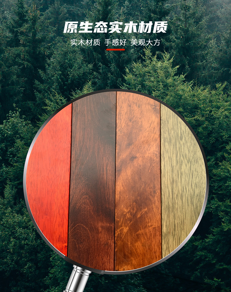玻璃门拉手实木大拉手双开门中式肯德基门把手创意木质雕刻门拉手详情4