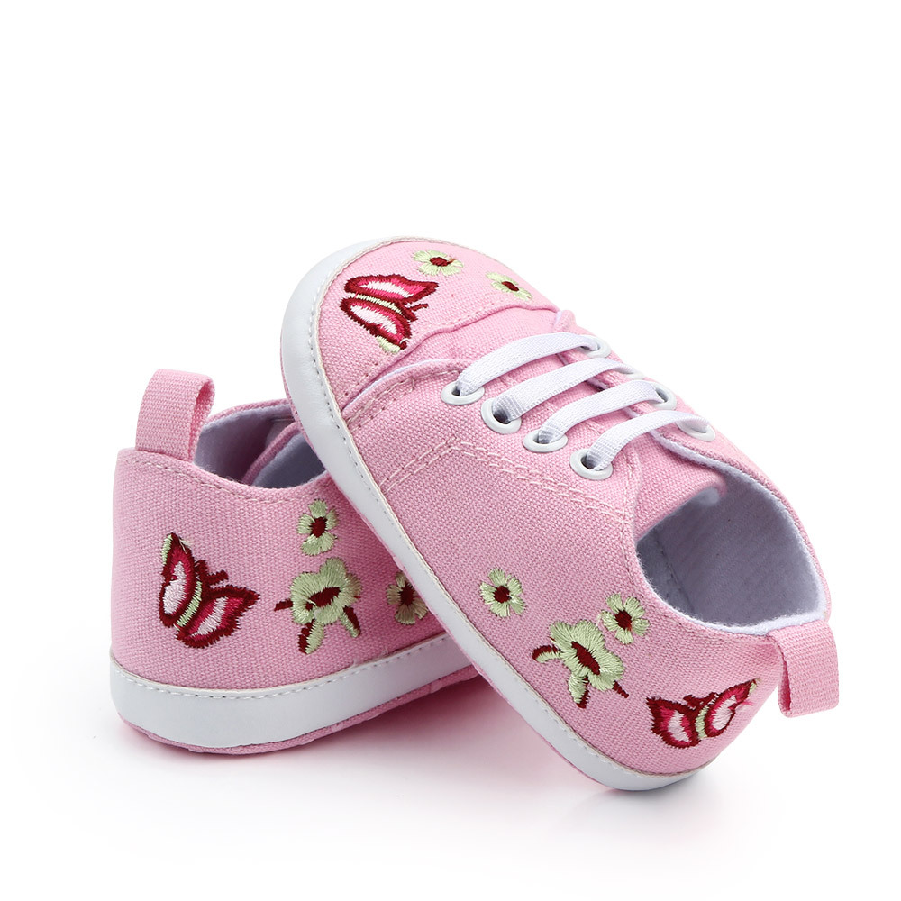 baby shoes Baby shoes Embroidered 0-1 year old baby soft-soled walking shoes Early education shoes 2228 pic 4