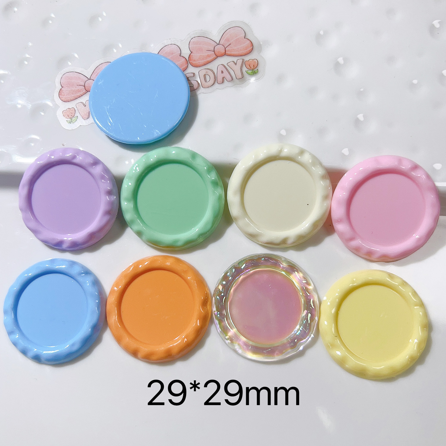 Wholesale acrylic accessories, diy hair accessories, hair strings, cream glue, phone cases, clothing, handcrafted materials, glossy discs pic 10