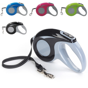 宠物牵引器 宠物狗狗自动伸缩牵引绳 骨头印花遛狗绳狗链子狗绳子详情4