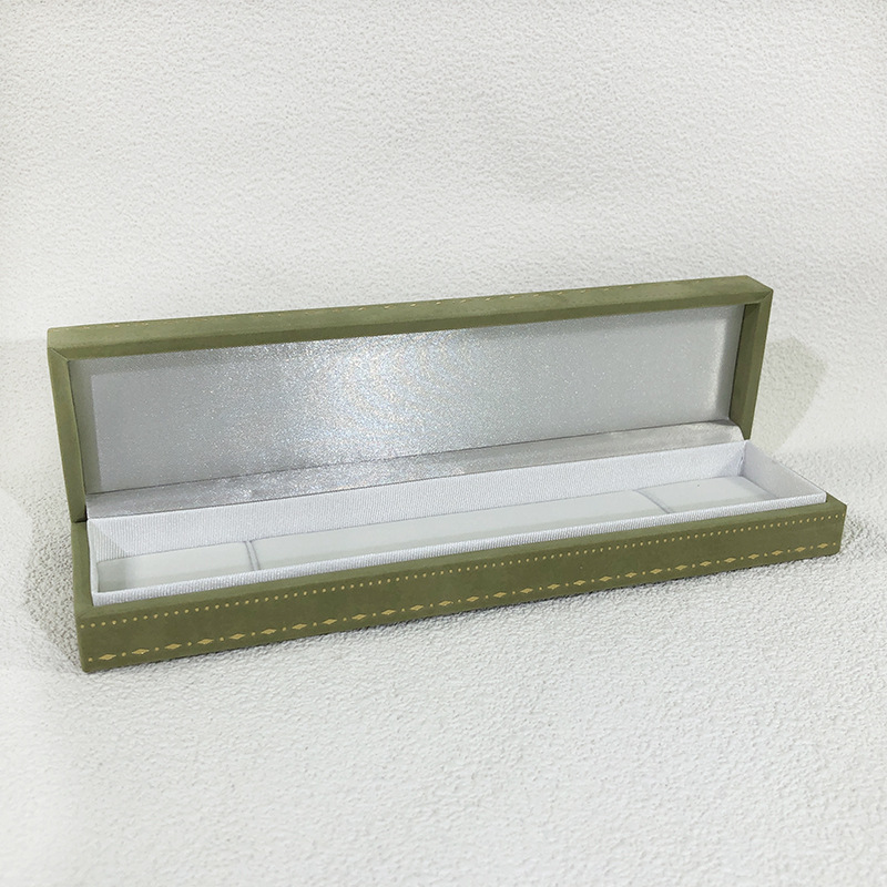 New high-end encrypted velvet printed ring box, pendant, necklace box, bracelet and chain, fashionable storage packaging box pic 20