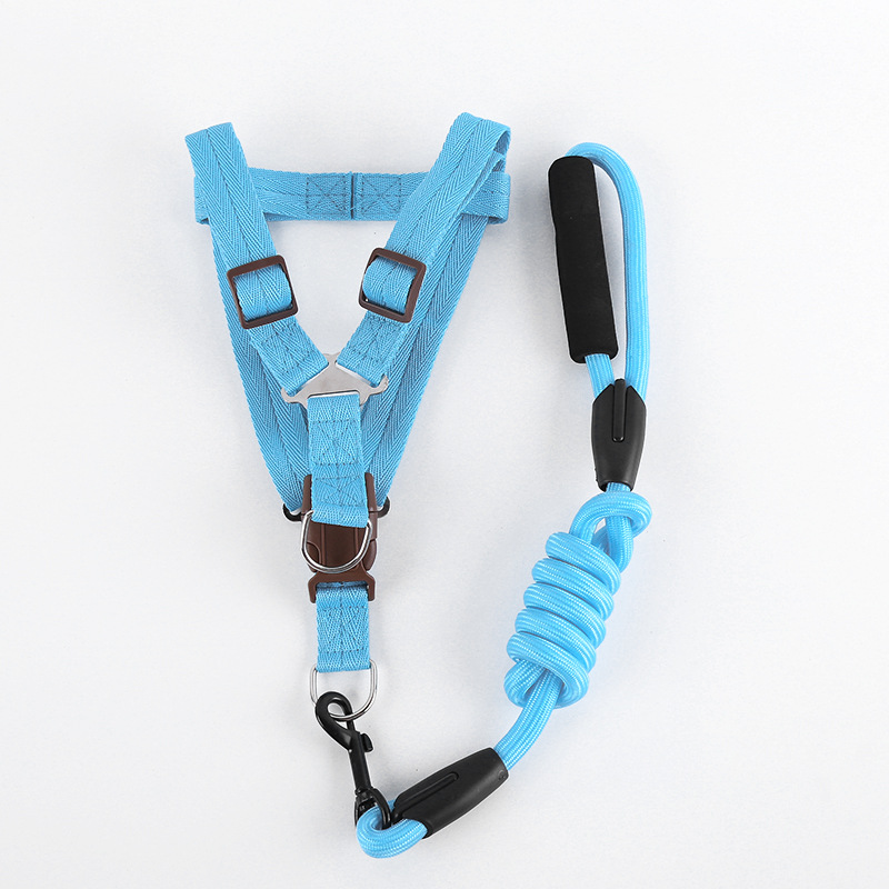 Aishangchong dog leashes, dog chains, plain dog walking leashes, collars, medium and large dog leashes, pet supplies pic 10