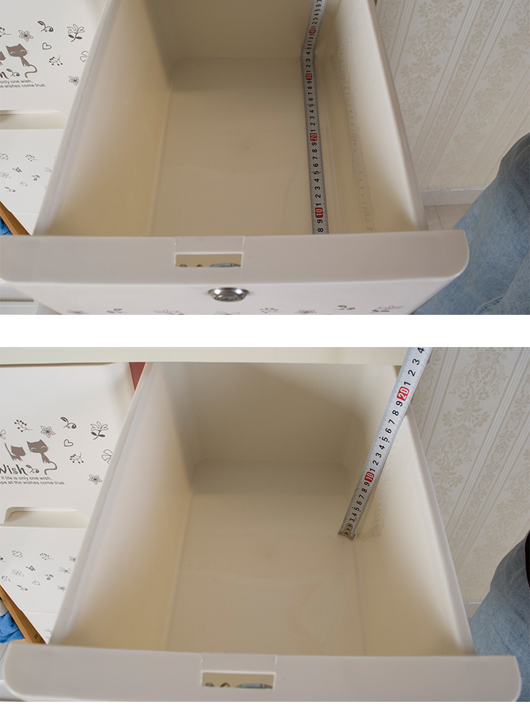 简约风猫咪百搭家用整理收纳一次搞定分类收纳柜餐边柜儿童衣柜详情12