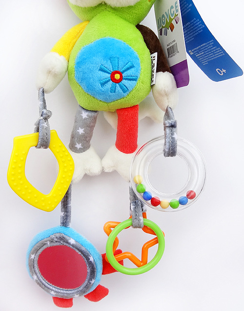 JJOVCE Baby Intelligence Soothing Doll, multi-functional animal bed bell, bed hanger, stroller hanger, baby cloth toy doll pic 36