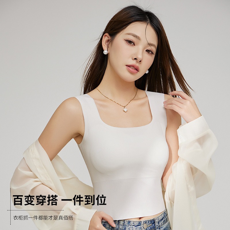 加工定制无钢圈背心式软支撑无痕内衣女小胸聚拢文胸收副乳防下垂详情7