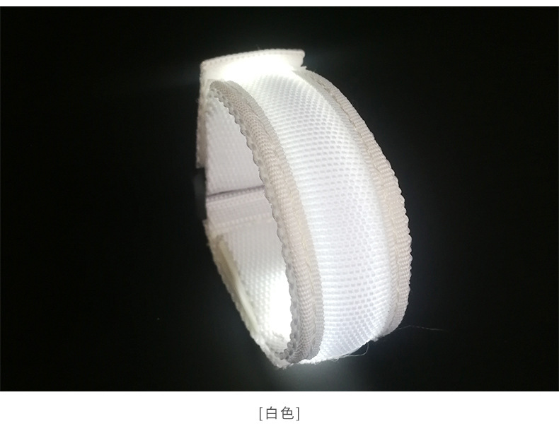 LED festival luminous wristband, concert luminous wristband, nylon woven party flashing luminous armband products pic 17