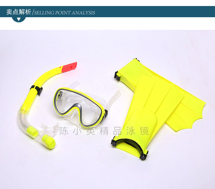 Factory direct sales of three treasures of snorkeling goggles, semi-dry breathing tube sets, and outdoor diving equipment wholesale pic 2