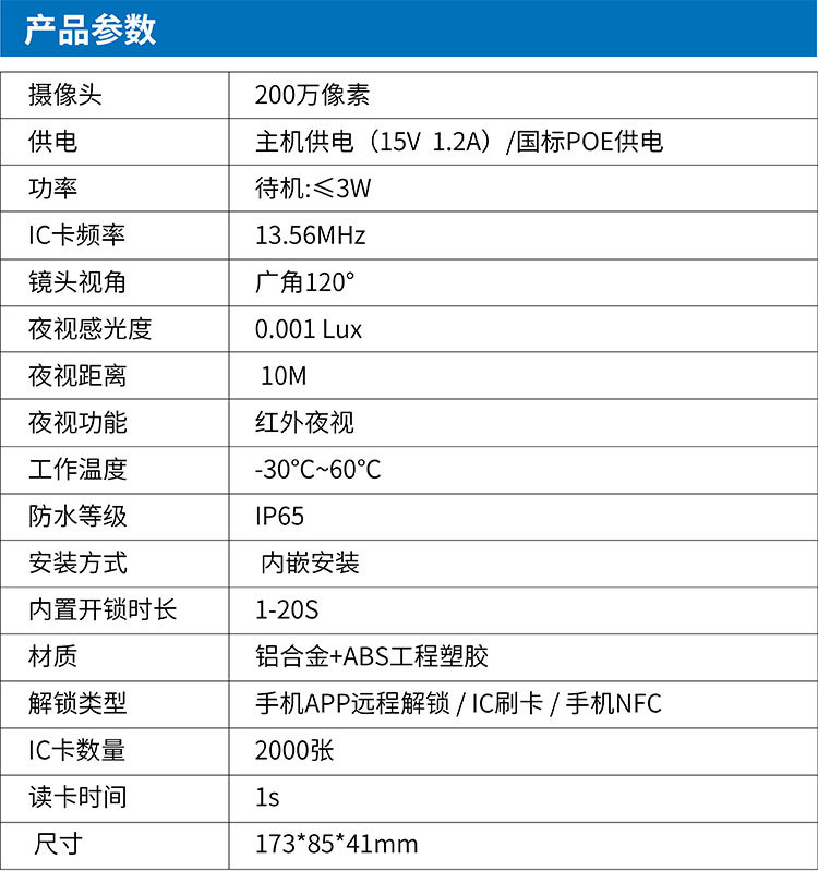 1080P smart doorbell, mobile phone remote unlocking, WiFi doorbell, high-definition video doorbell pic 2