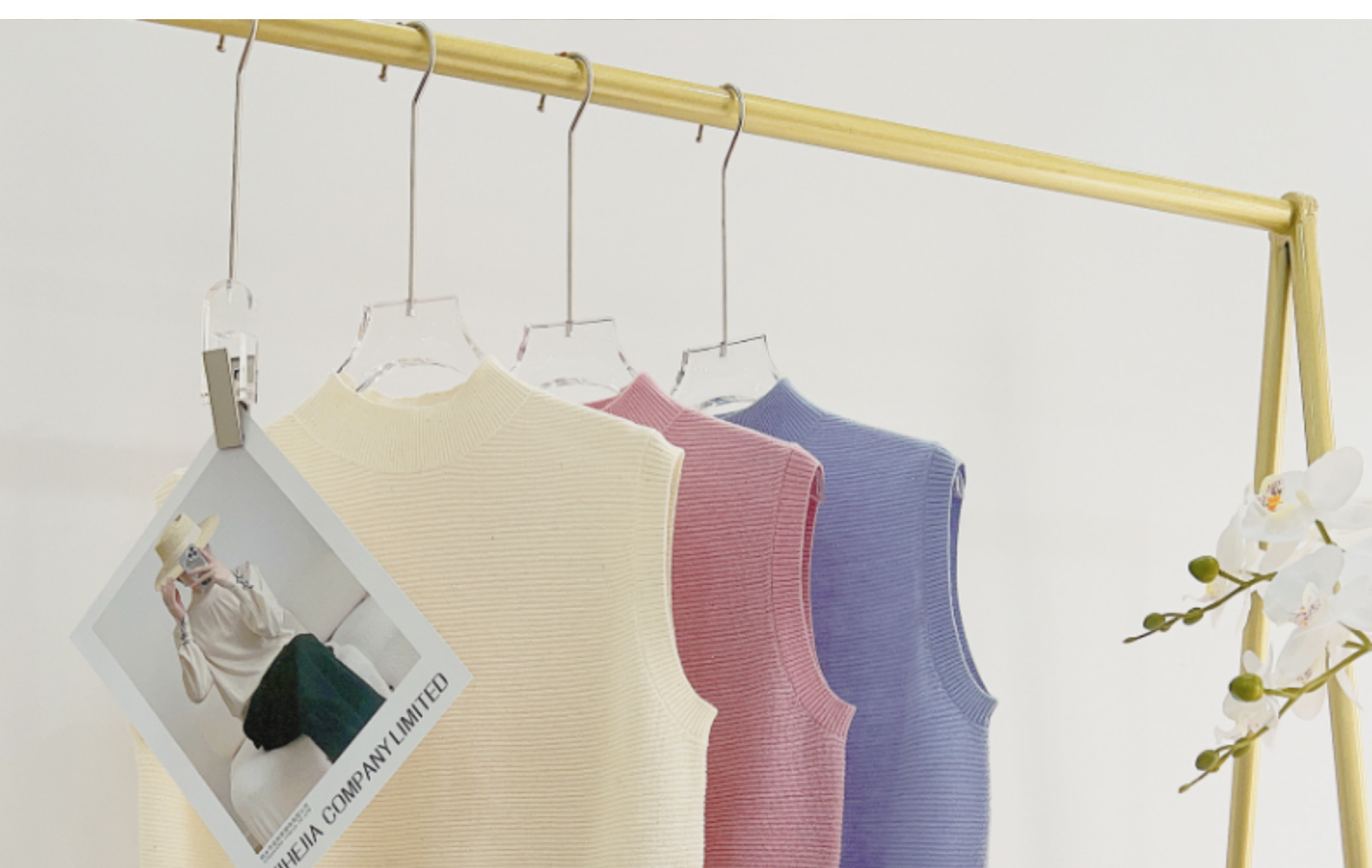 马甲毛衣女装2023年秋季新款无袖背心羊毛衫女士半高领针织衫羊毛详情15