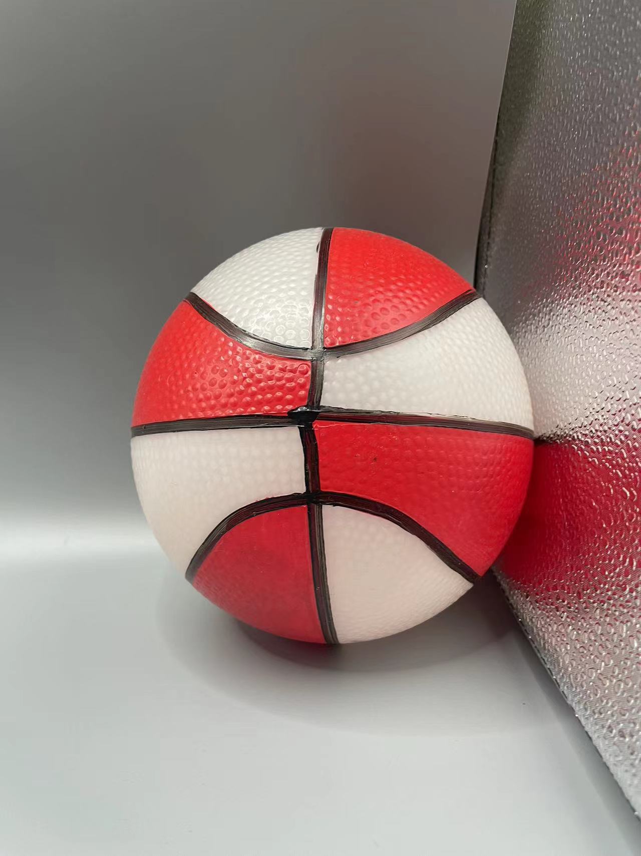 厂家直销儿童小篮球彩色小篮球PVC充气彩色玩具球拍拍球皮球详情6