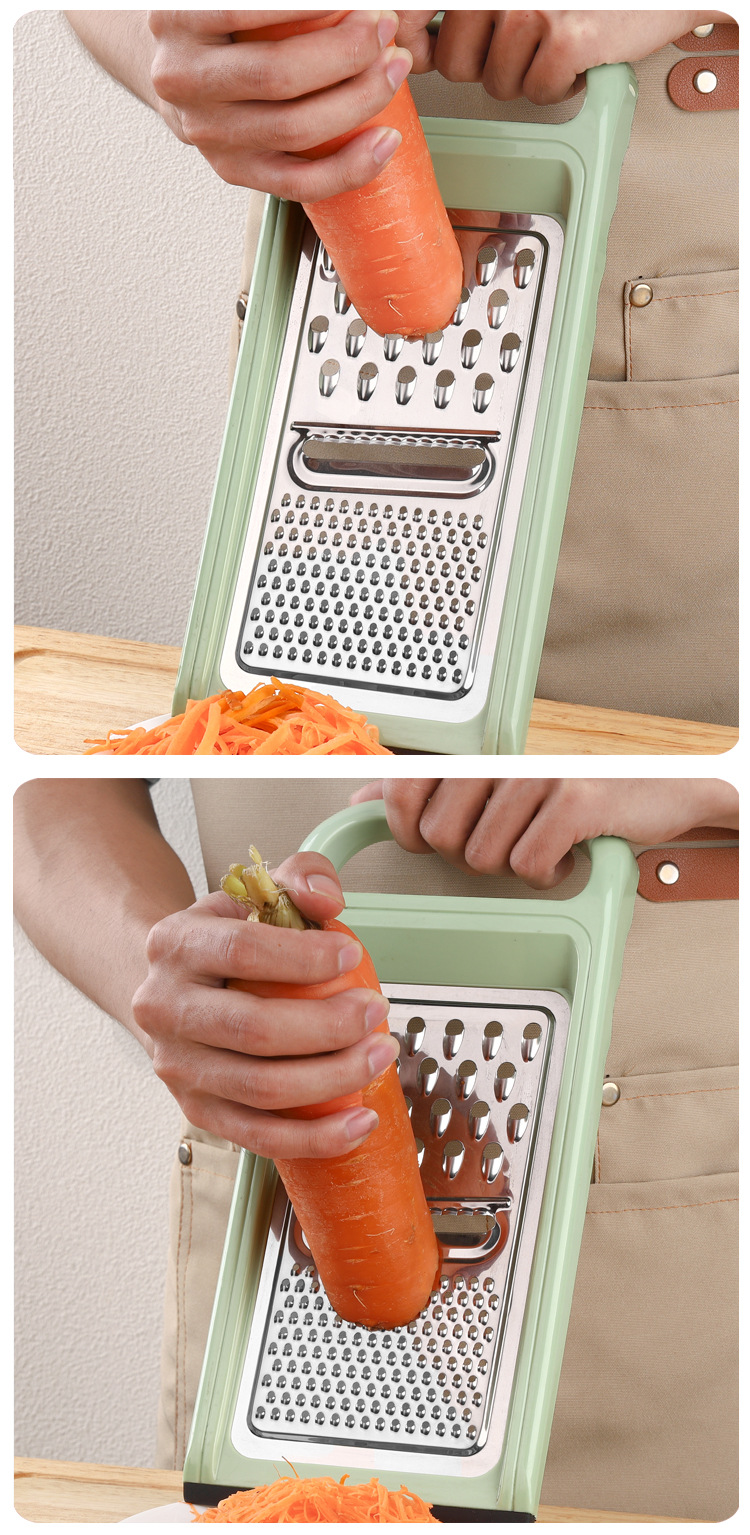 弧形三用多功能切丝器 家用厨房刨丝器 土豆黄瓜萝卜擦丝器详情16