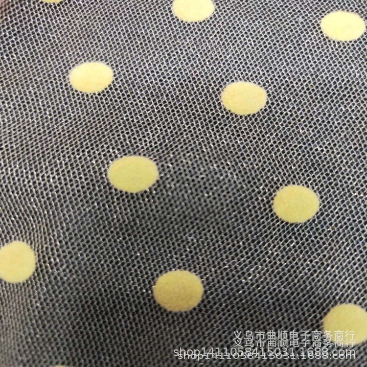 2公分2CM大圆点植绒水洗不掉绒   网纱裙  头饰  装饰品等等 pic 5