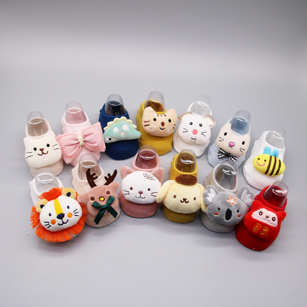 2021 nuevo calcetines de bebé recién nacido calcetines de dibujos animados calcetines de bebé para hombres y mujeres calcetines de barco cute ins calcetines para niños 0-1 pic 3