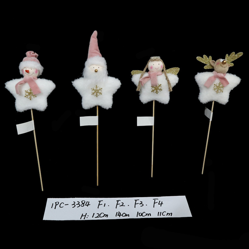 The 2023 new Christmas Owl, Snowman, Elf, Old Man and Elk flower arrangement series is universal and cute pic 4