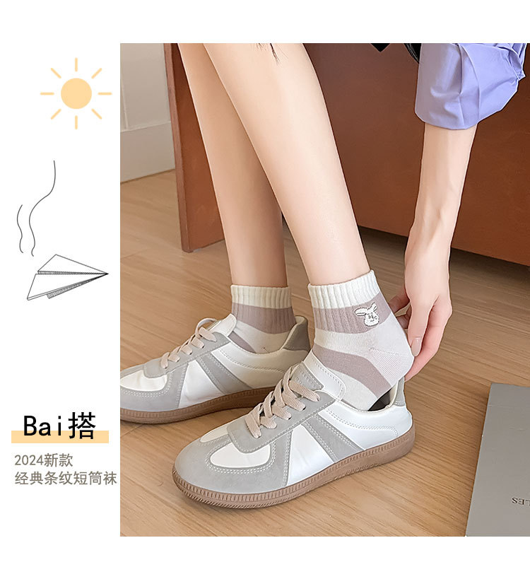 袜子地摊一件代发袜子女短袜夏季薄款女士船袜吸汗透气短筒休闲棉袜女诸暨女袜批发一件代发详情4