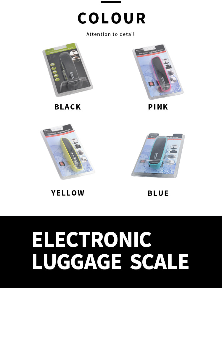 [Constant-729E] Electronic luggage scale Portable mini electronic scale Cross-border foreign trade hand-held scale 50kg express luggage scale pic 2