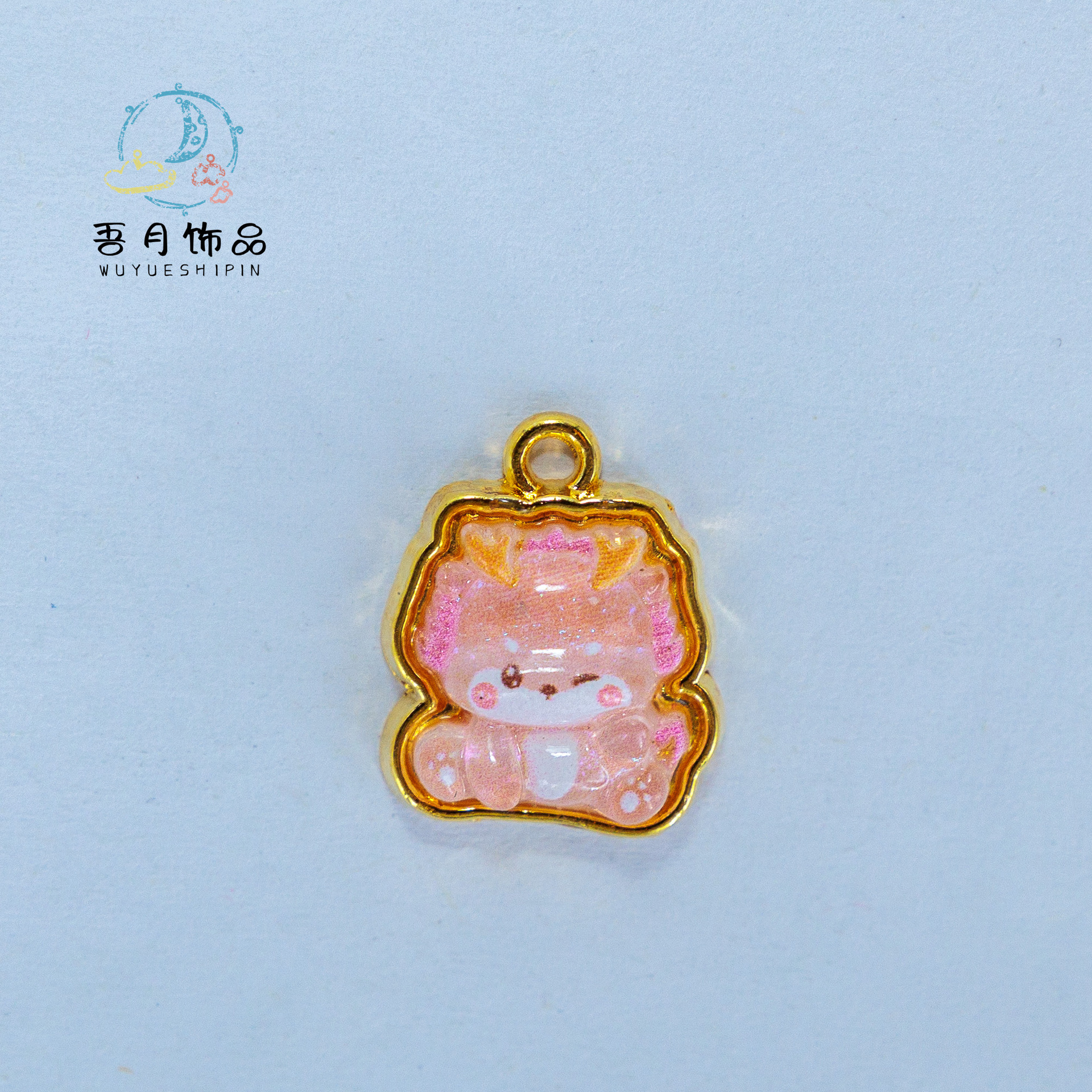 贴片三丽鸥项链耳环饰合金滴油饰品配件手工diy材料配饰义乌批发详情18